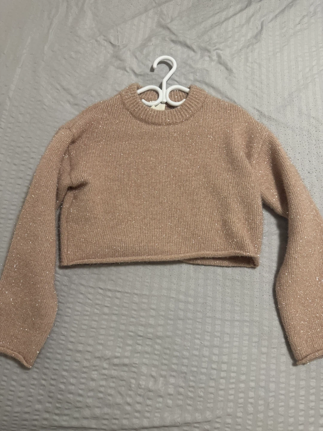 Sparkly Cropped Sweater H&M - photo 2