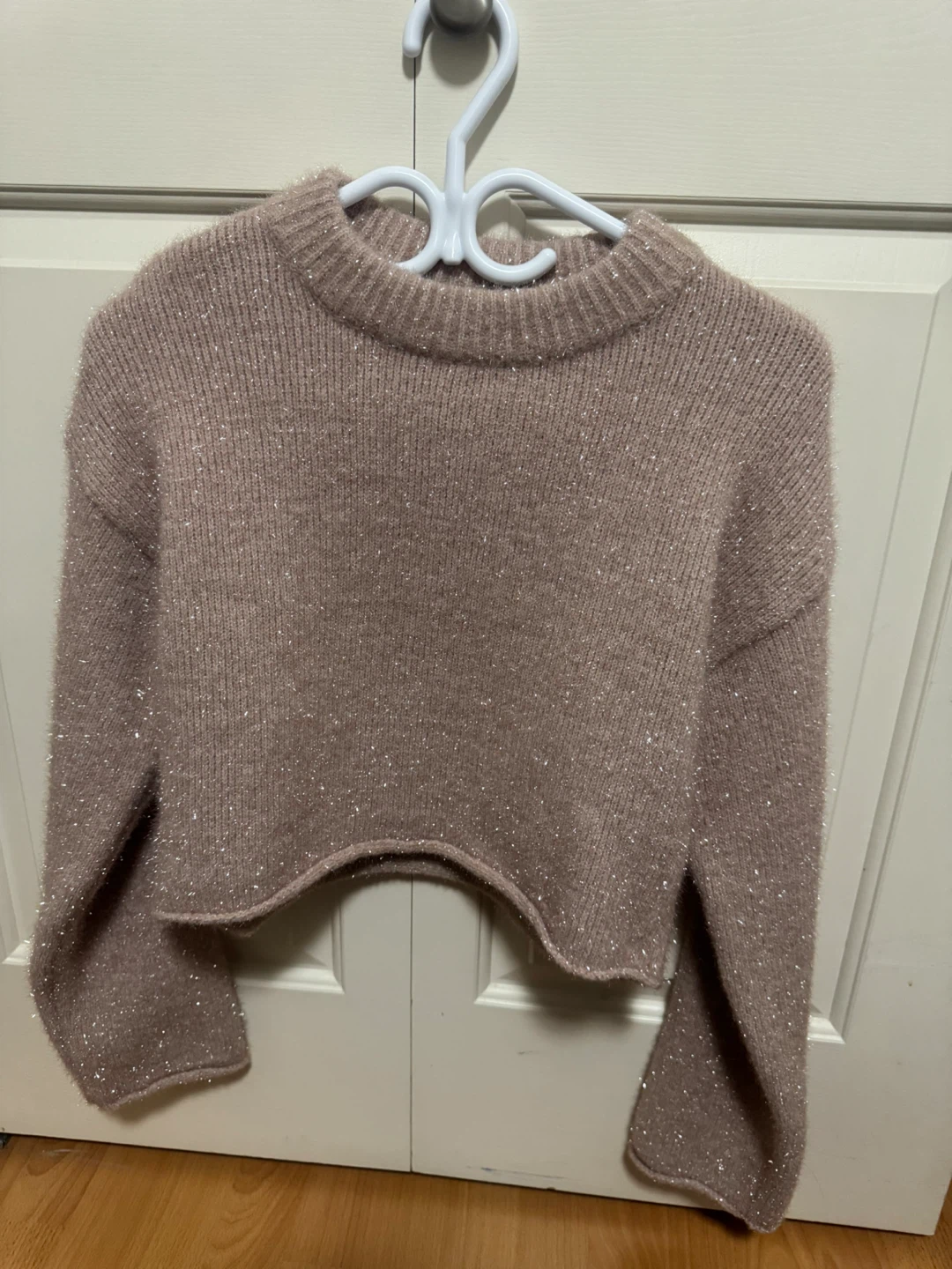 Sparkly Cropped Sweater H&M