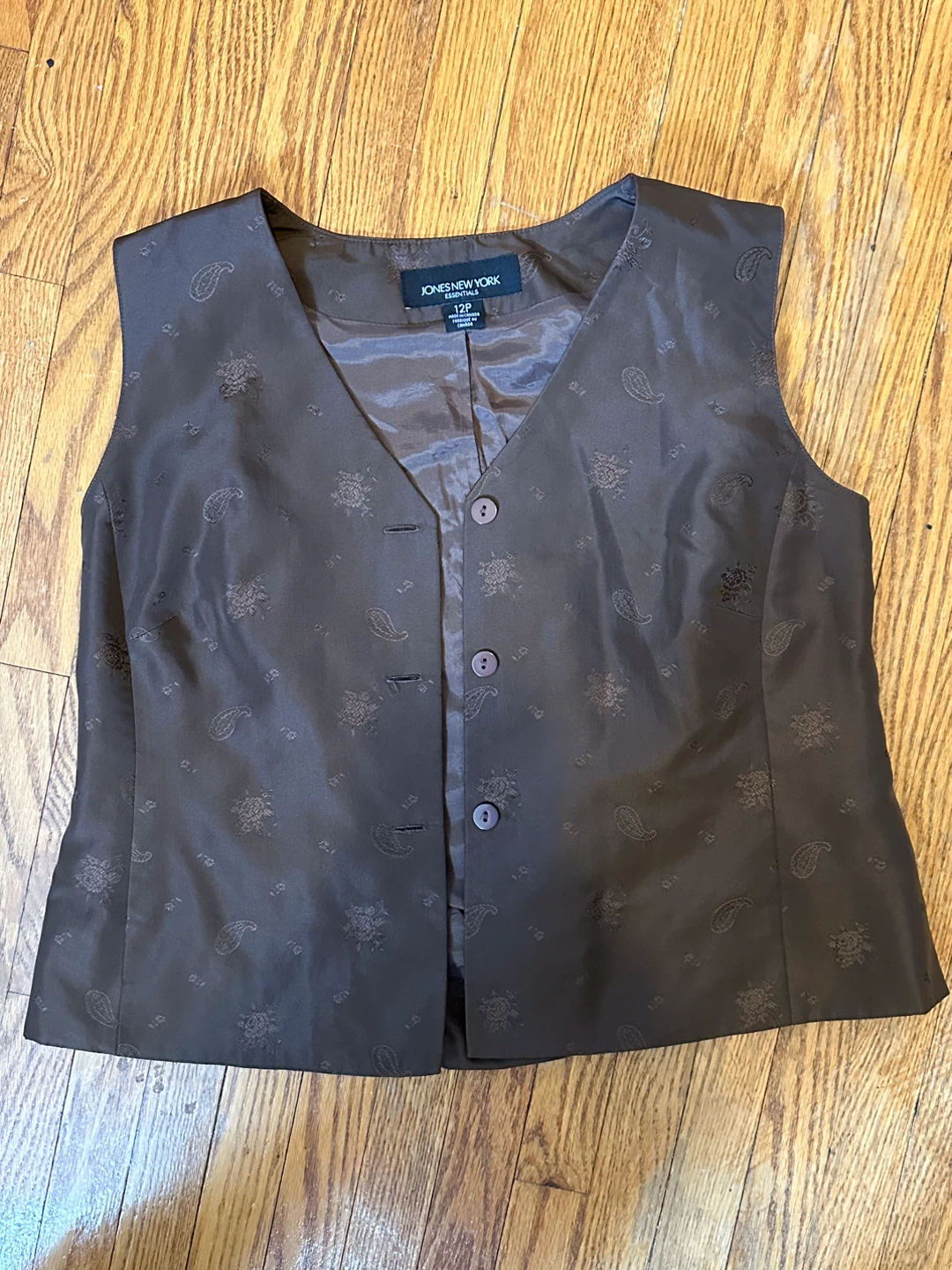 Jones New York Essentials Vintage Vest