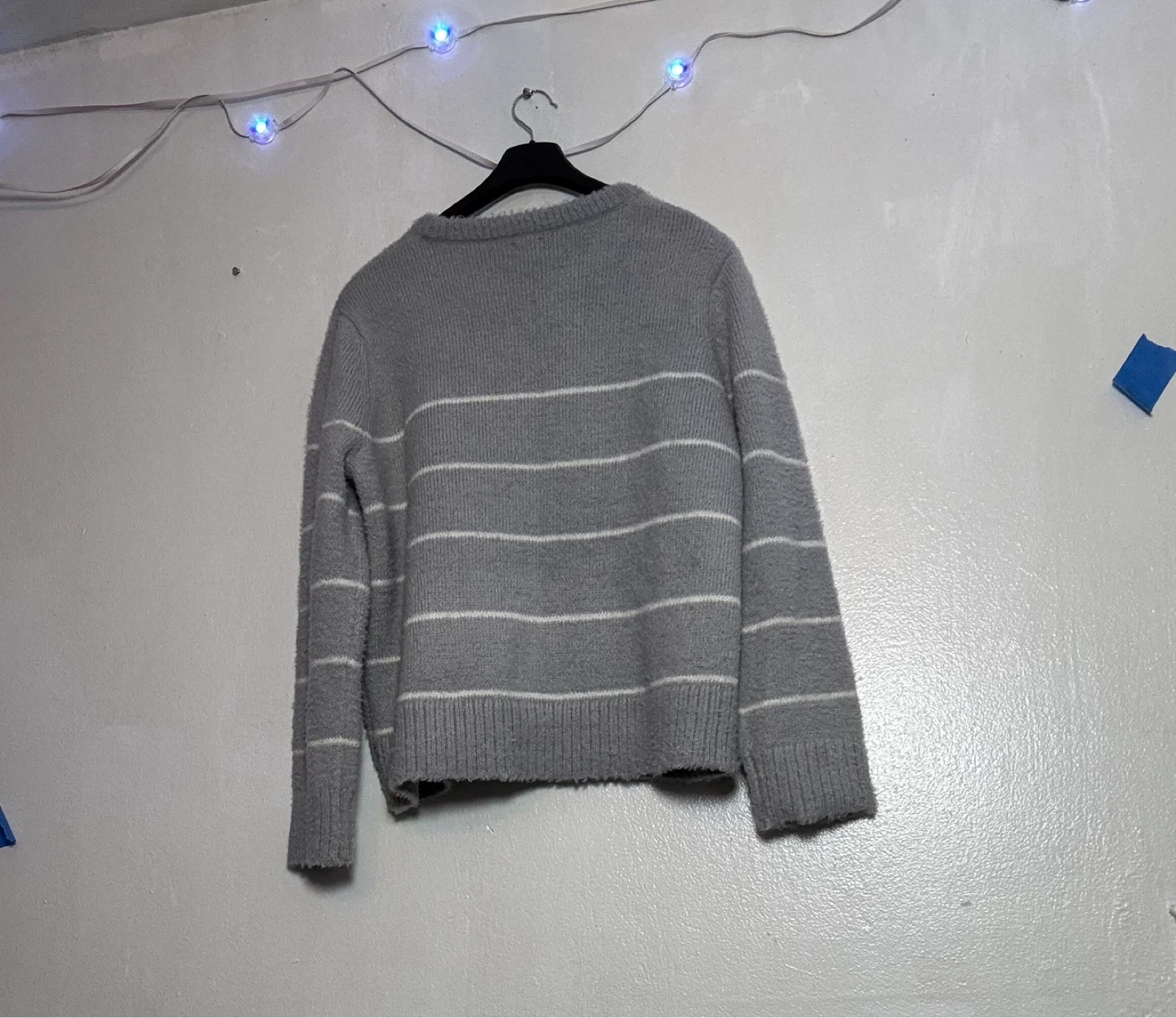 Gray Striped Sweater Size M - photo 5