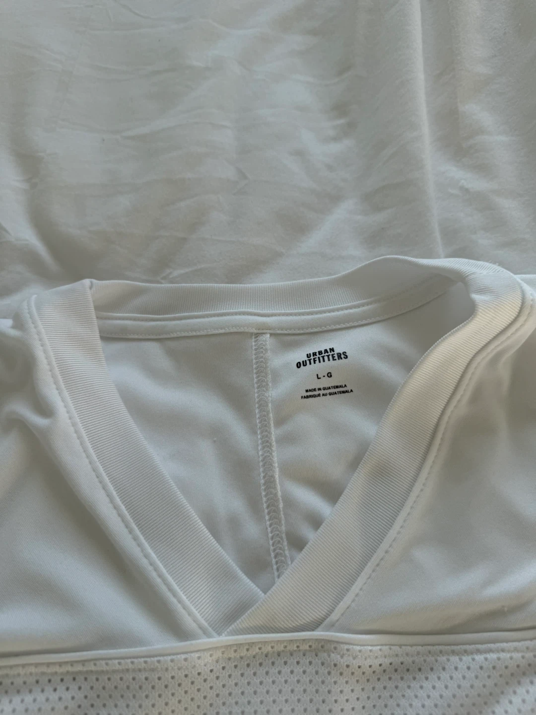 Urban Outfitters White Jersey Size L-G - photo 2