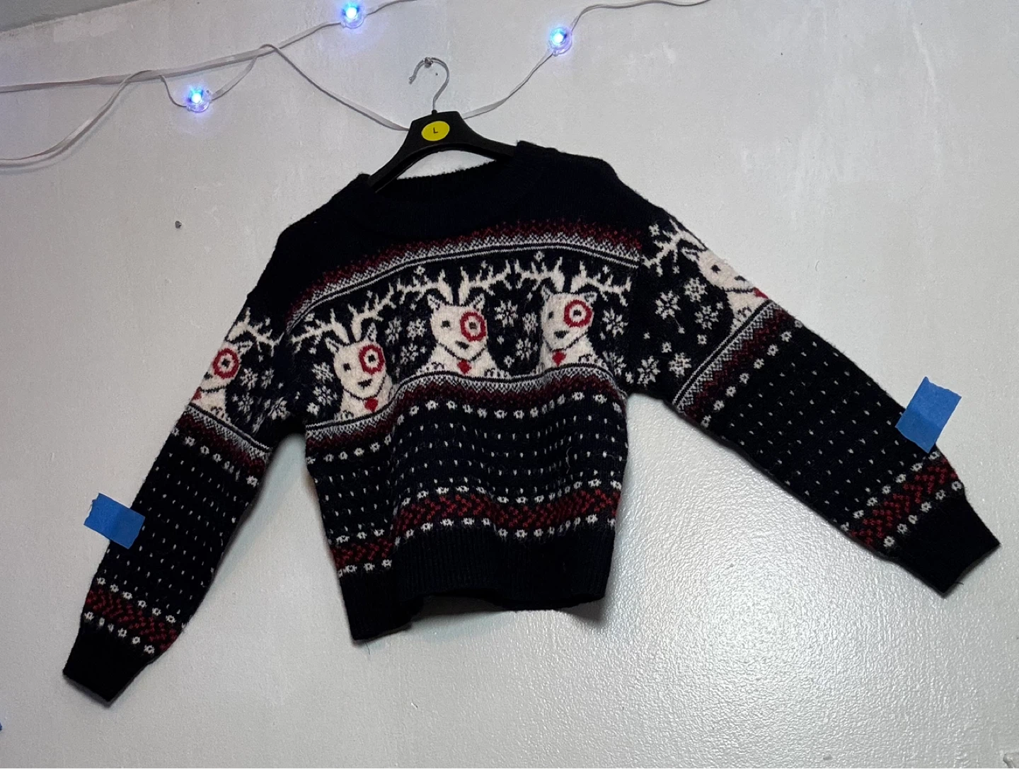 Universal Thread Navy Christmas Reindeer Sweater - photo 3