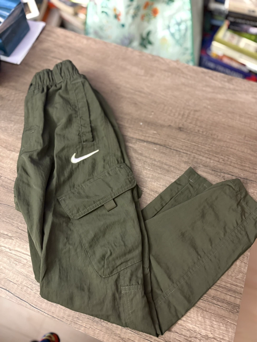 Nike Cargo Pants - Olive Green - Size S kids