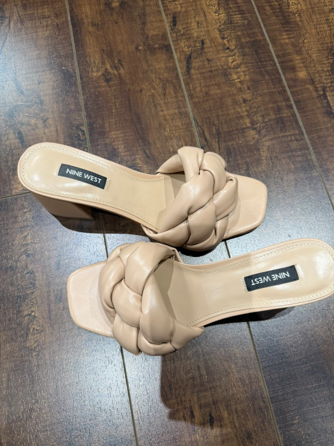 Nine West Nude Braided Heeled Sandals - photo 2