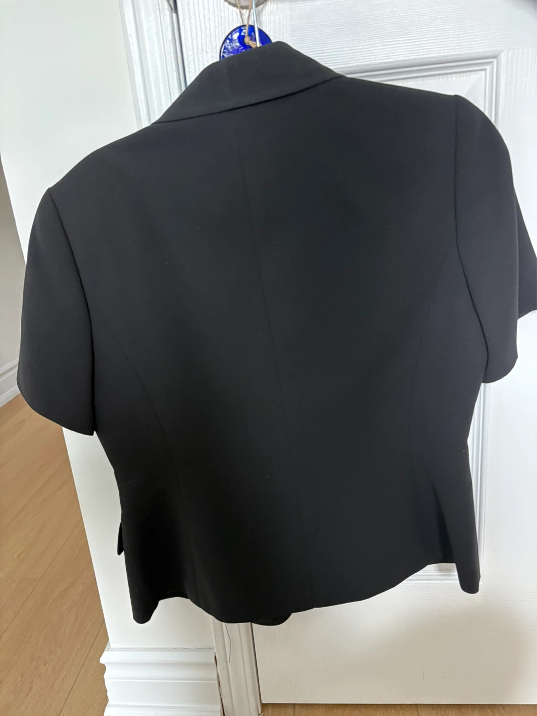 Size 8 womens black summer blazer office jacket clothes - photo 3