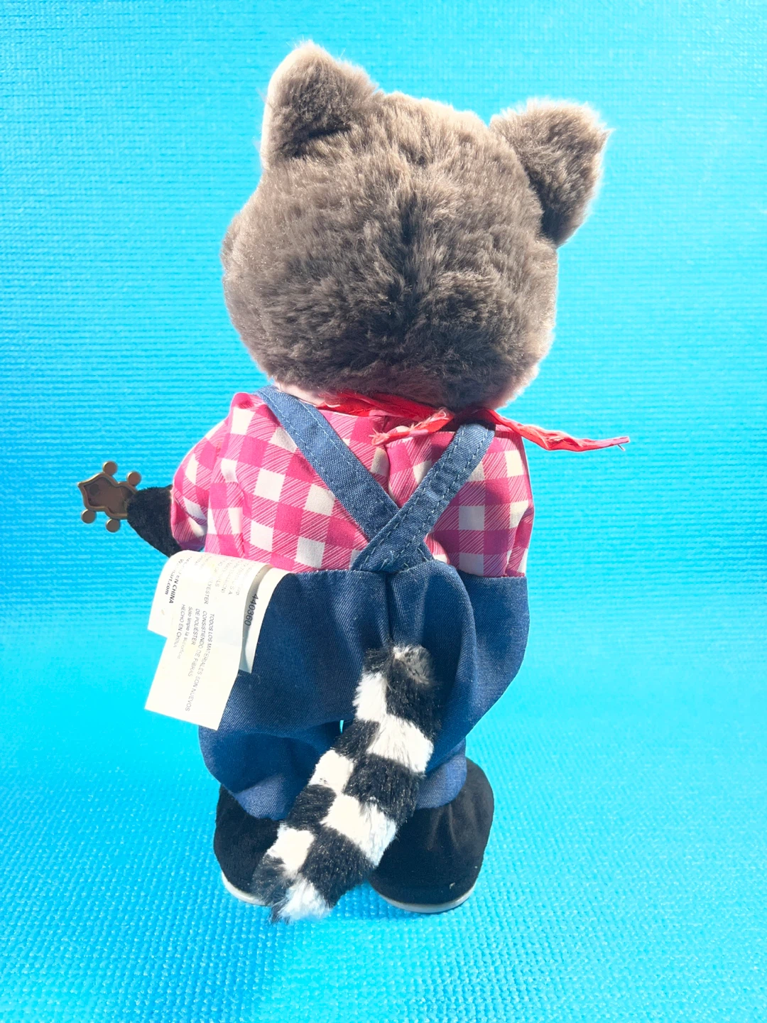 Plush Raccoon with Banjo Toy plays music - photo 4