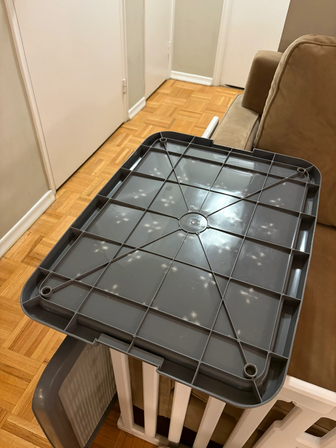 Grey Pet Litter Box Tray - photo 5