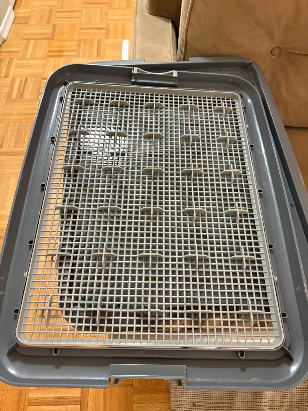 Grey Pet Litter Box Tray - photo 3