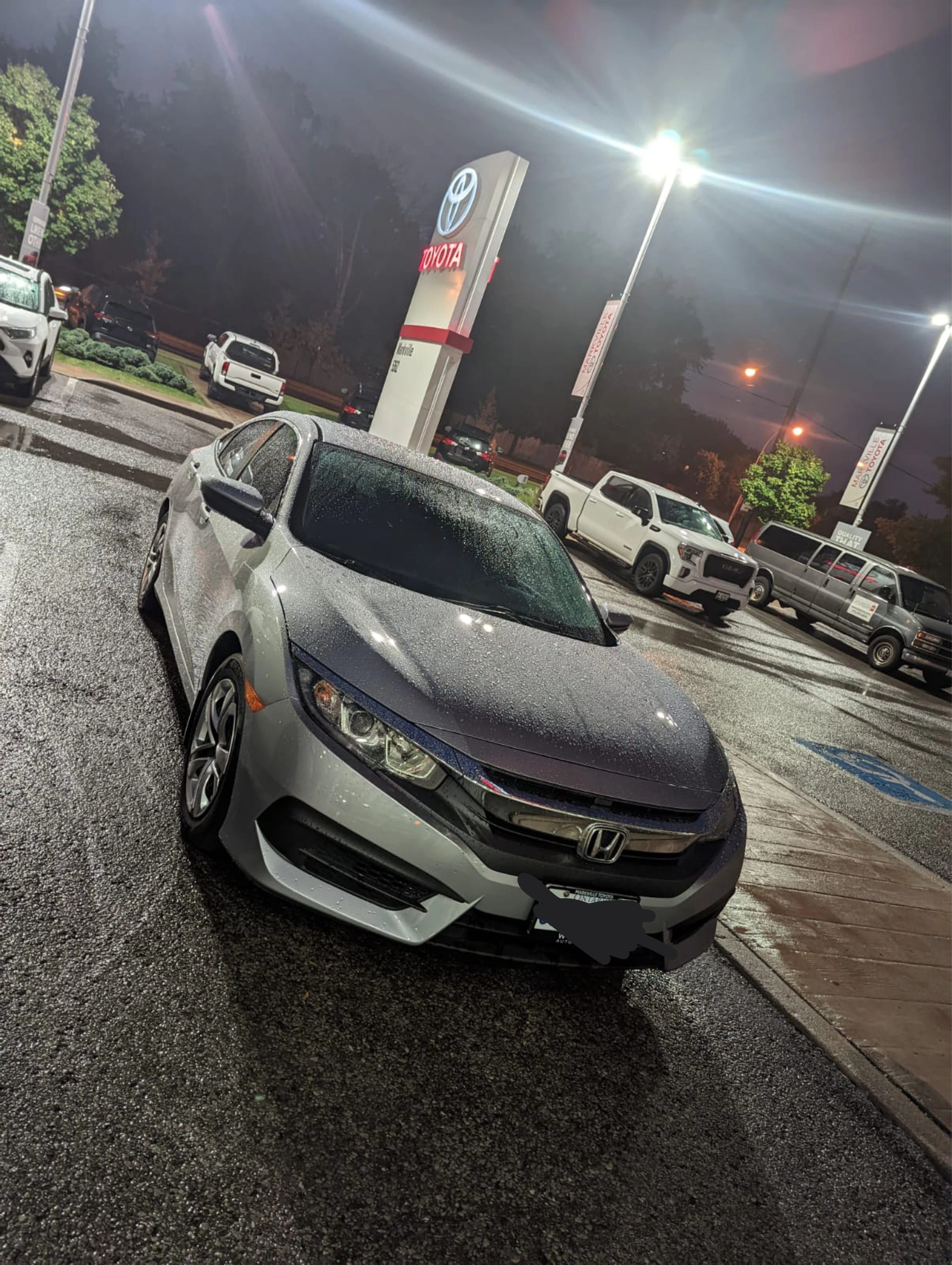 Silver Honda Civic Sedan 2016 - photo 2