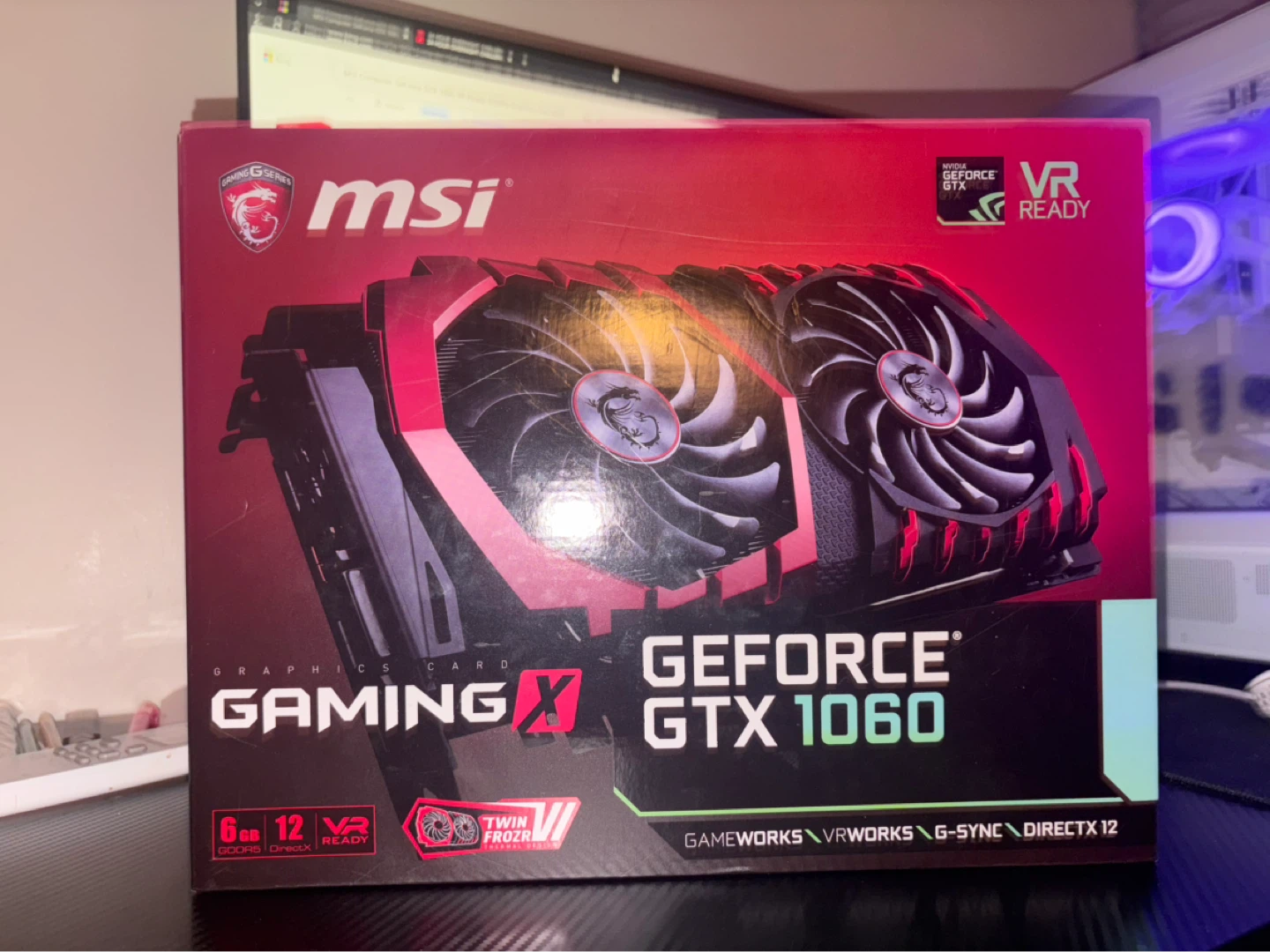 MSI GeForce GTX 1060 Gaming X 6GB Graphics Card