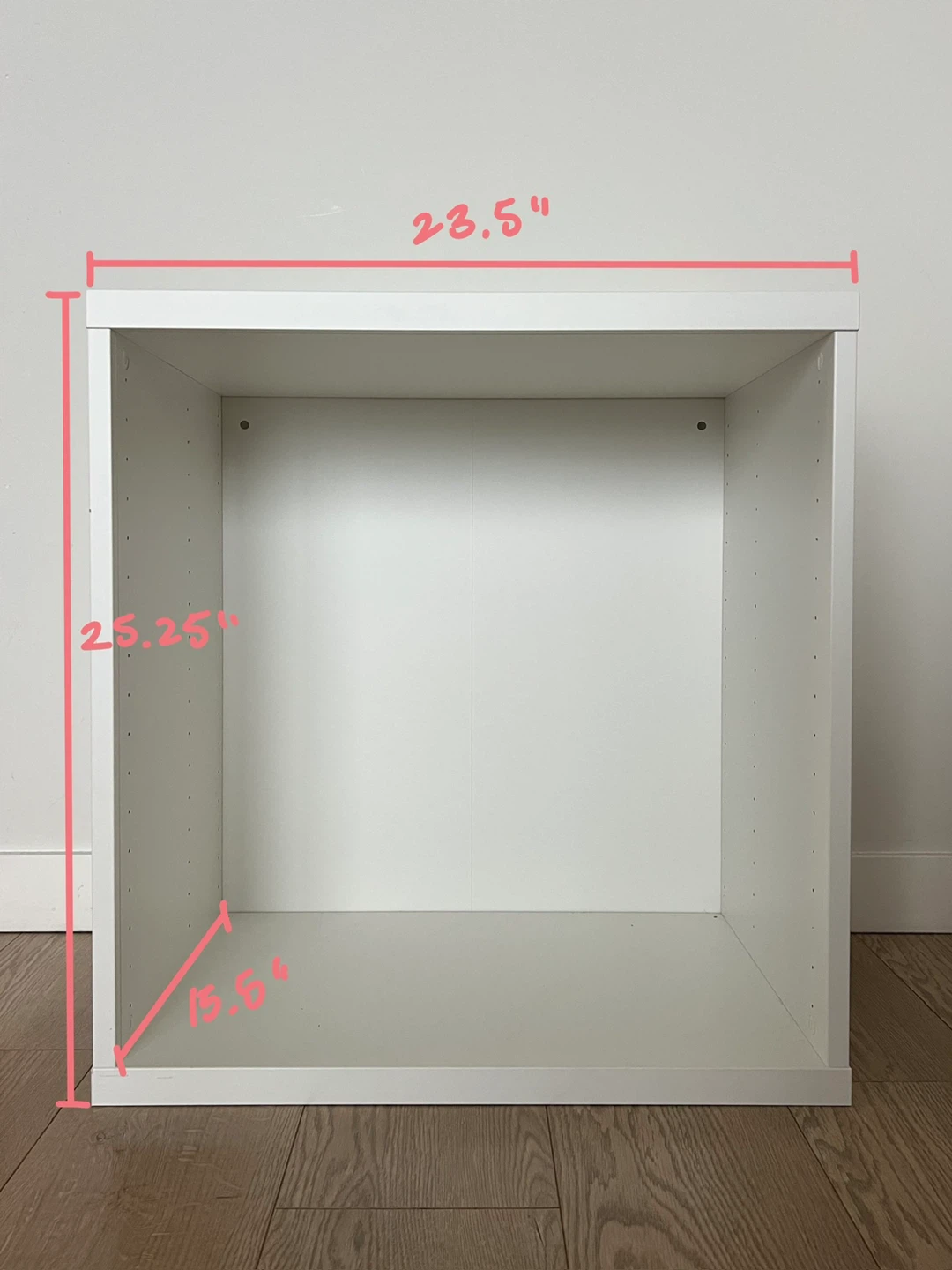 White Cube Storage Shelf Unit - photo 3