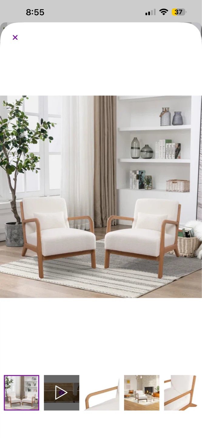 Wade Logan Aunya Upholstered Armchair - photo 2
