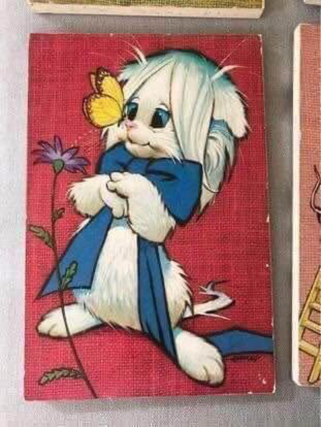 Vintage Kawaii Cat Artwork - photo 2