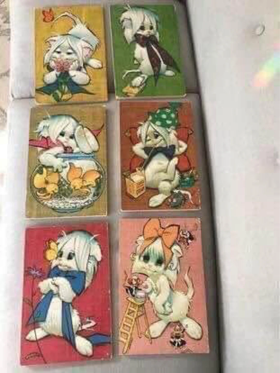 Vintage Kawaii Cat Artwork