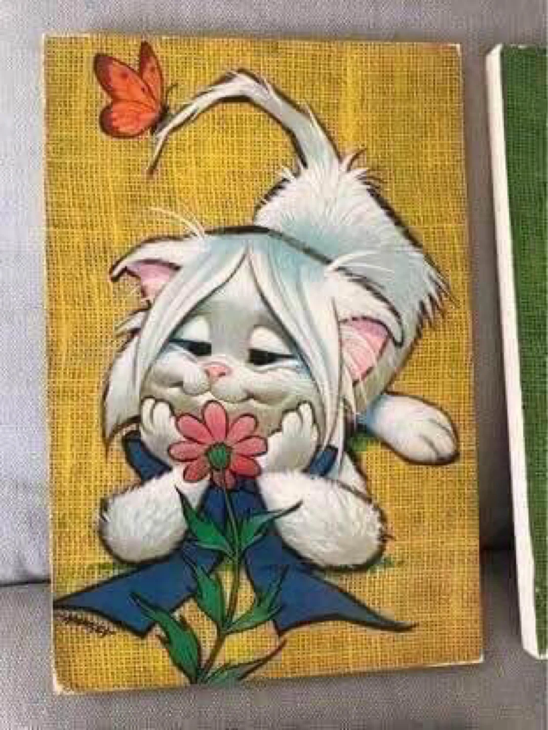 Vintage Kawaii Cat Artwork - photo 3