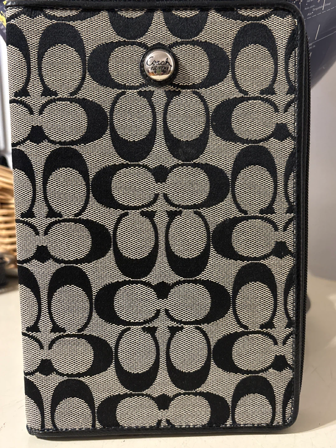 Coach Monogram Kindle Zip Around Organizer/Clutch - photo 4