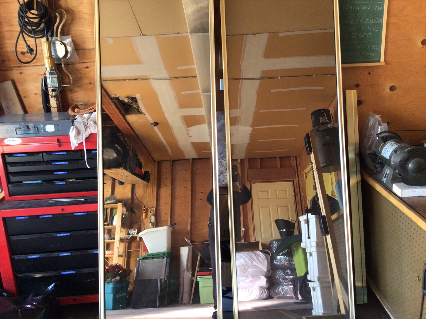 SLIDING GLASS CLOSET BRASS DOOR