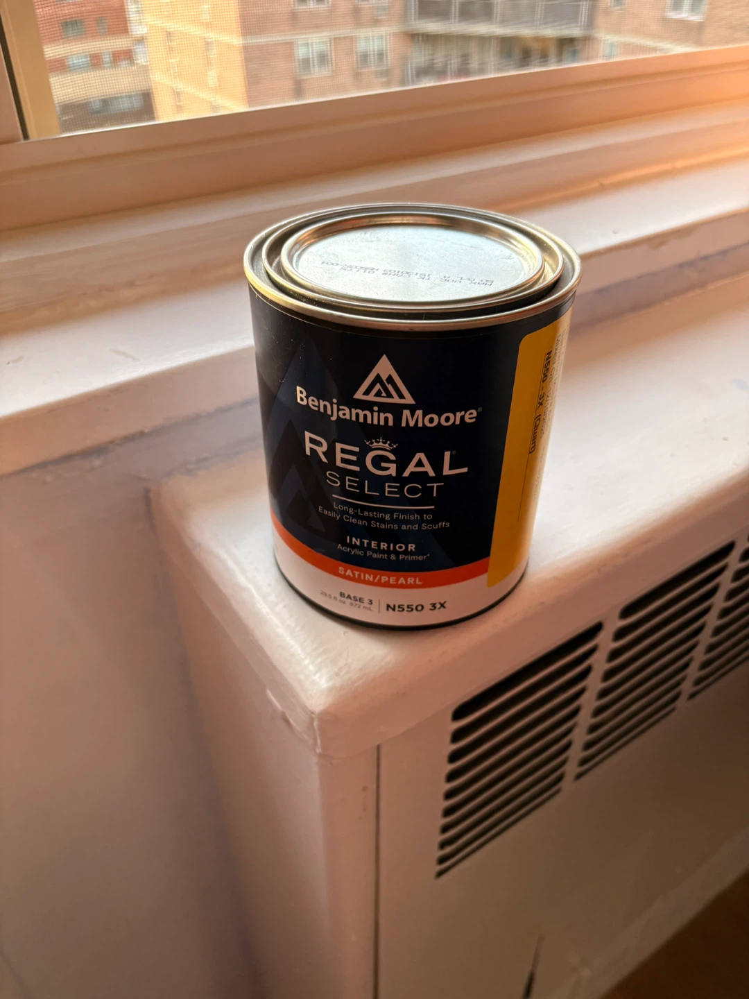 Benjamin Moore Regal Select Interior Paint Satin/Pearl N550 3X
