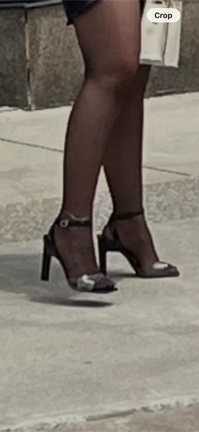Black Strappy High Heel Sandals - photo 2