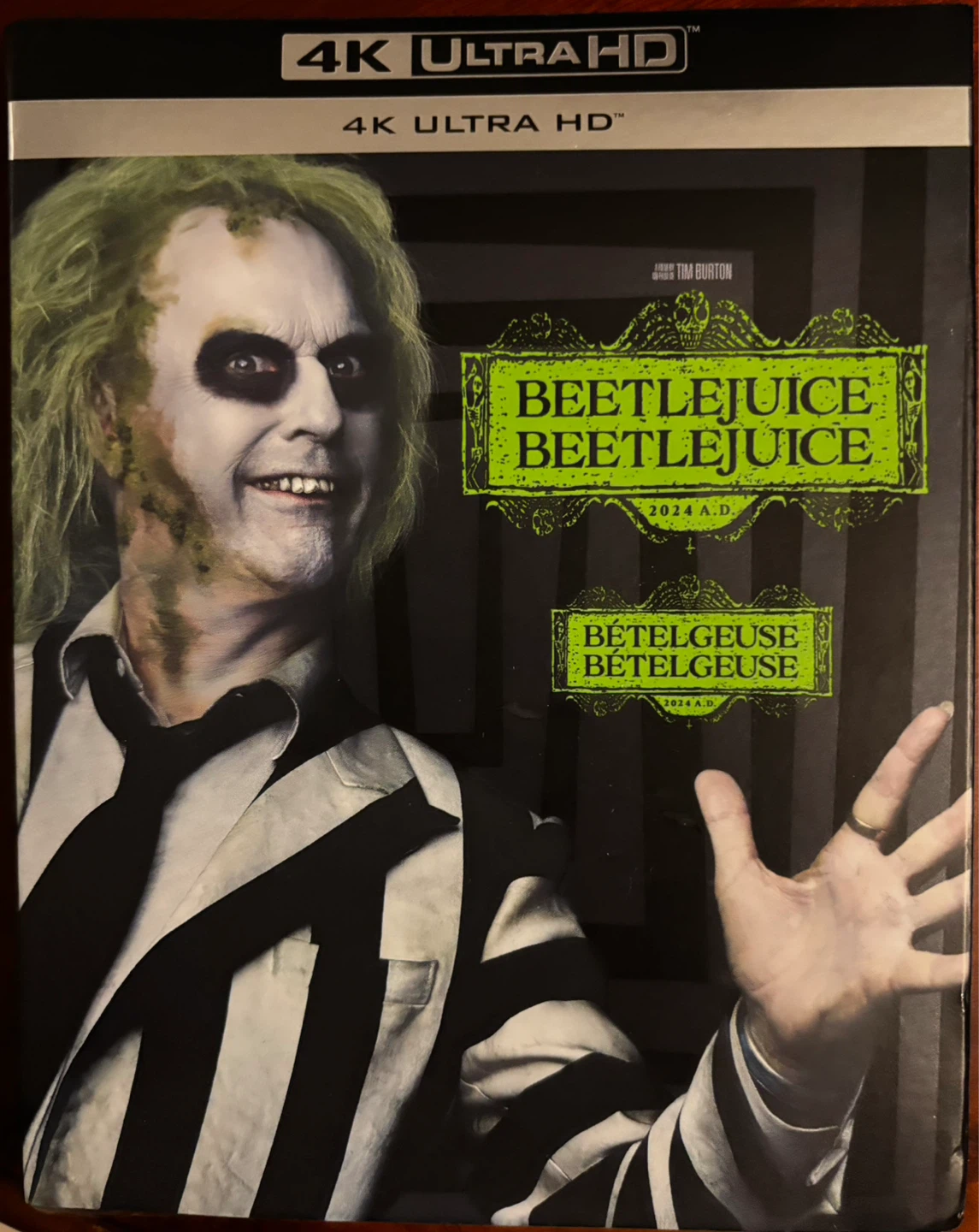 Beetlejuice Beetlejuice 4K UHD Blu-ray (2024) Brand New Sealed