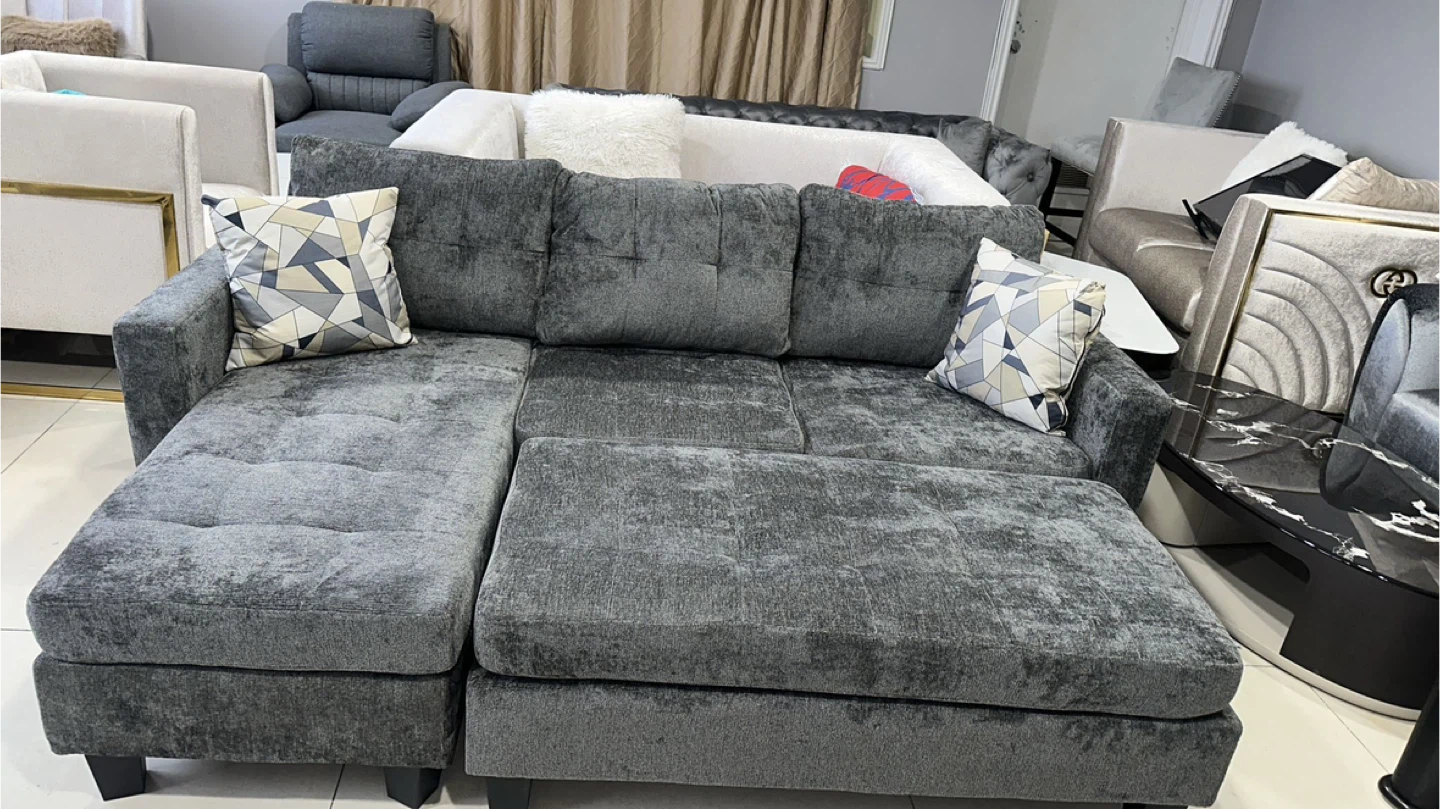 Sectional Sofa with Ottoman - photo 3