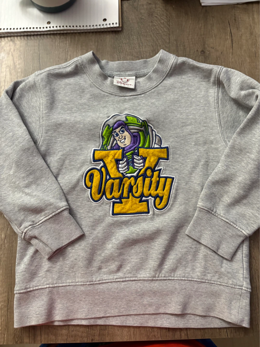 Disney Store Buzz Lightyear Varsity Sweatshirt