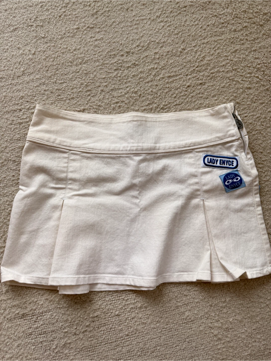 Vintage Lady Enyce Pleated Mini Skirt