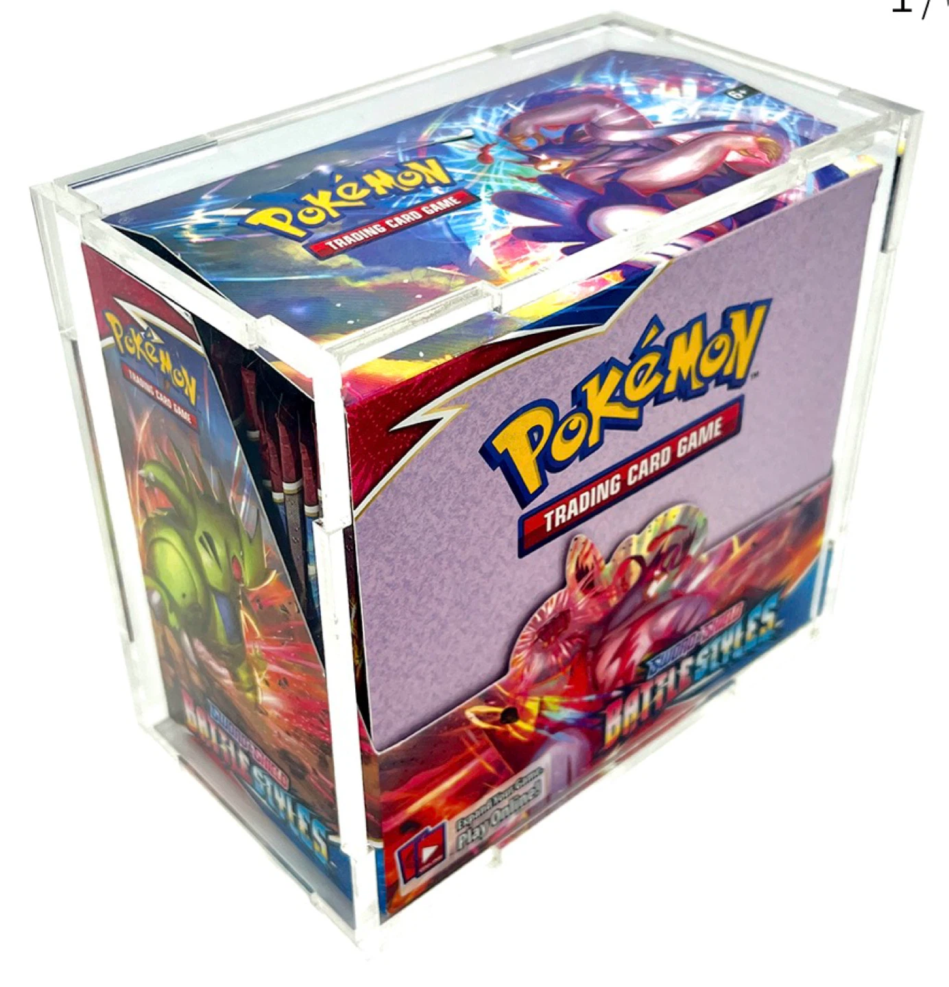 Pokemon high quality Booster Box Acrylic Display Case