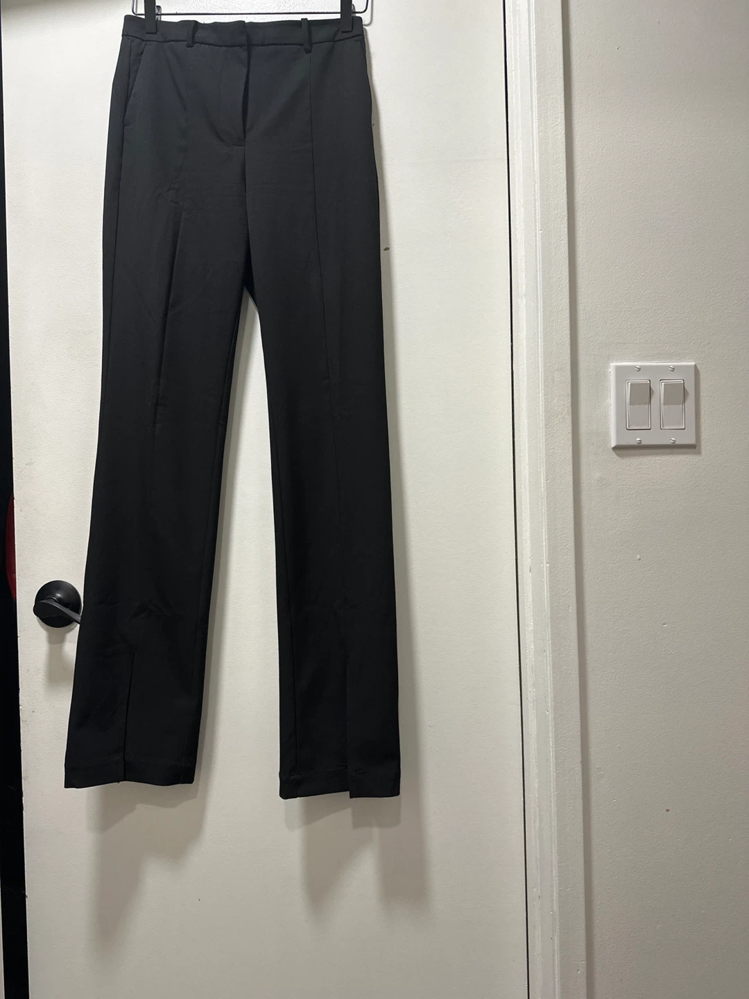 MNG Black Trousers Size 4
