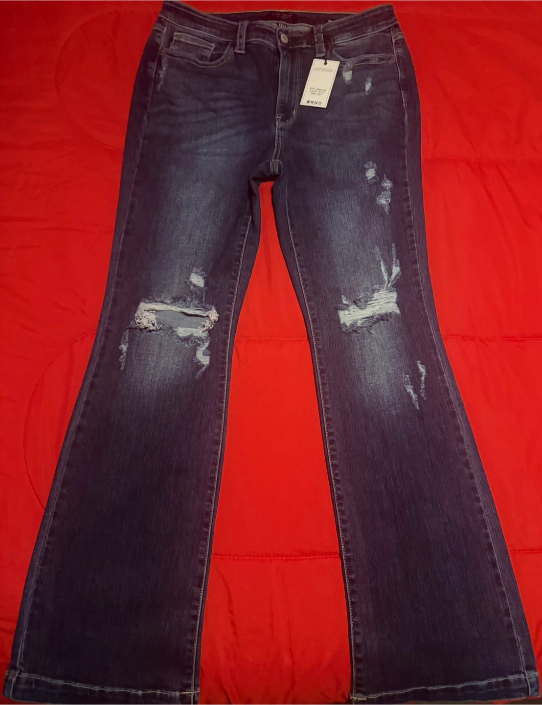Judy Blue Distressed Bootcut Jeans - photo 3