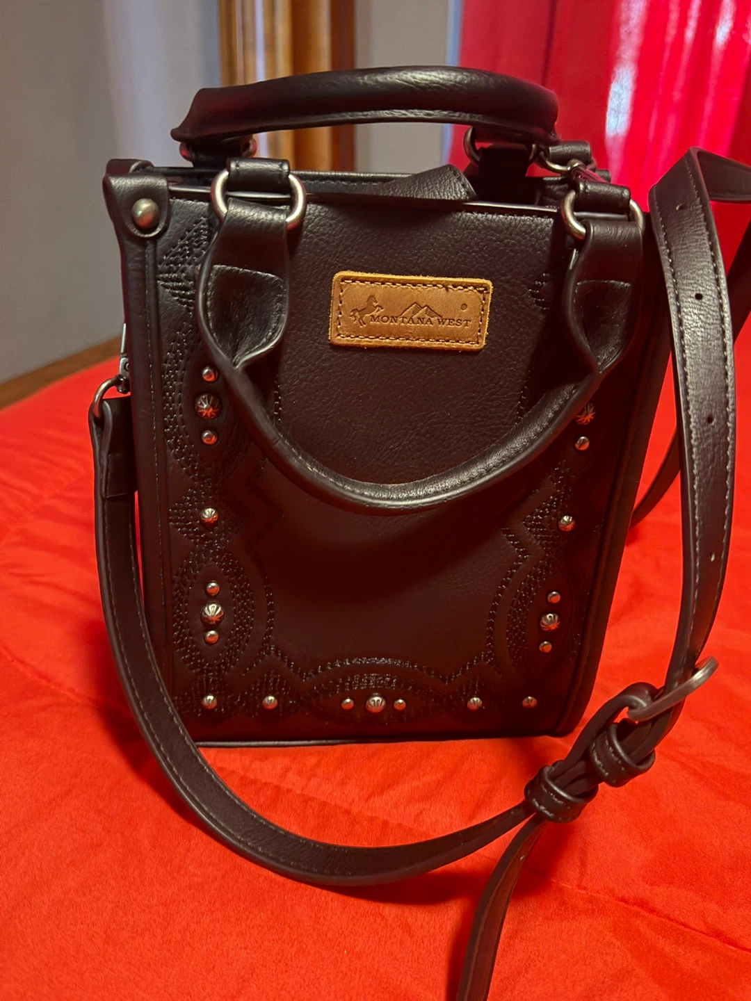 Montana West Black Faux Leather Crossbody Bag - photo 3