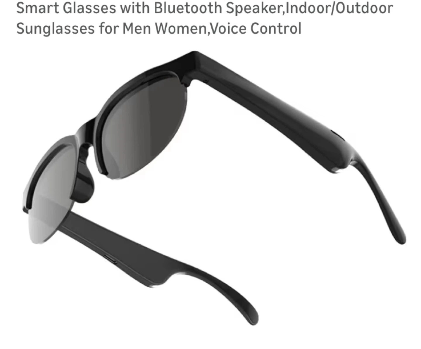 Smart Glasses with Bluetooth Speaker