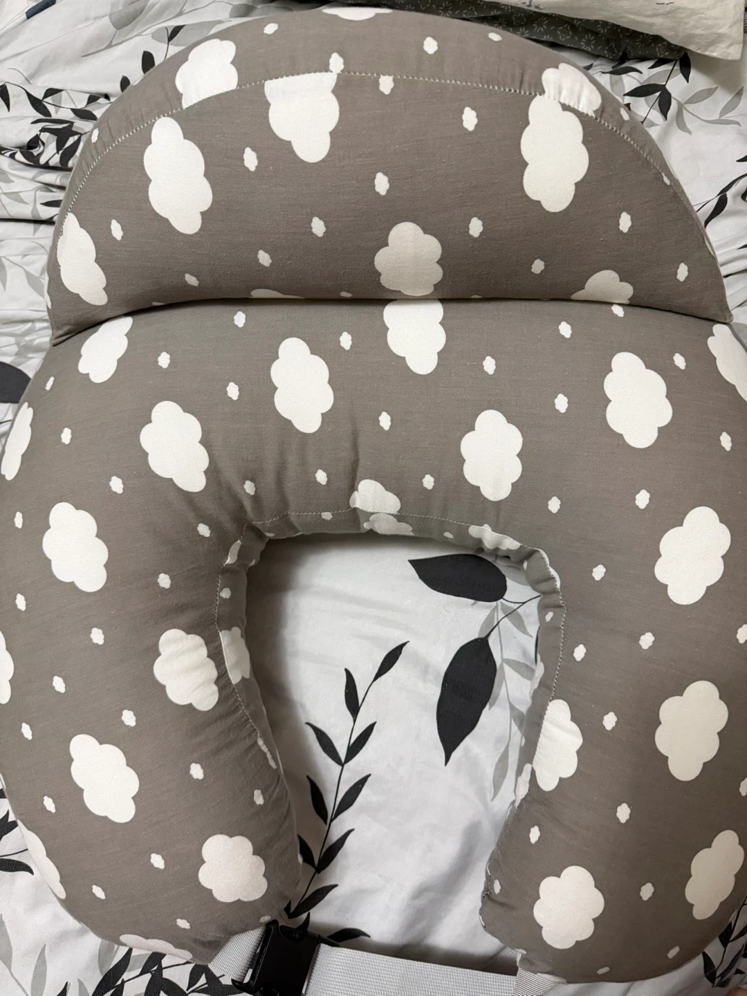 Momcozy Grey Cloud Nursing Pillow