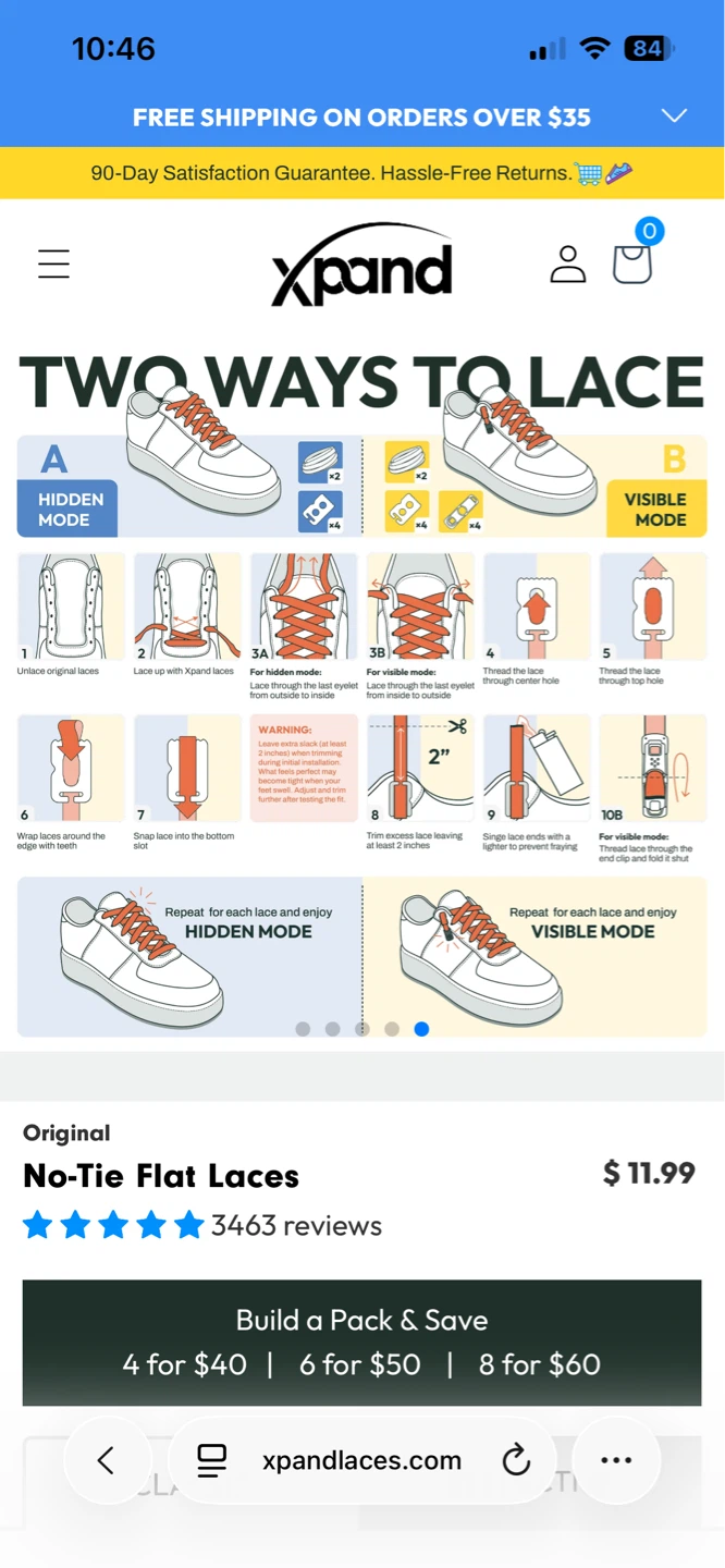 Xpand Original No-Tie Flat Laces - photo 4