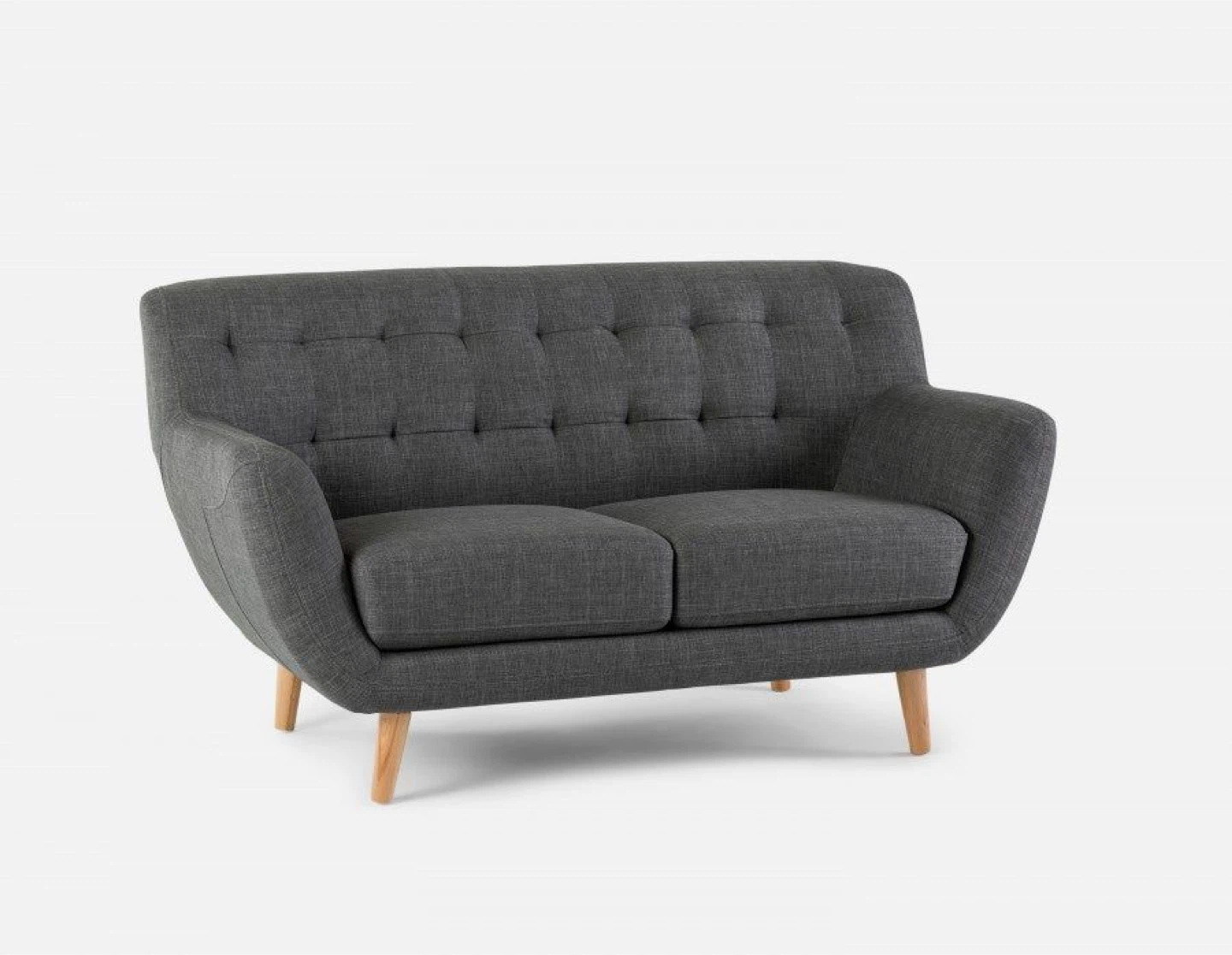 Grey Two-Seater Sofa