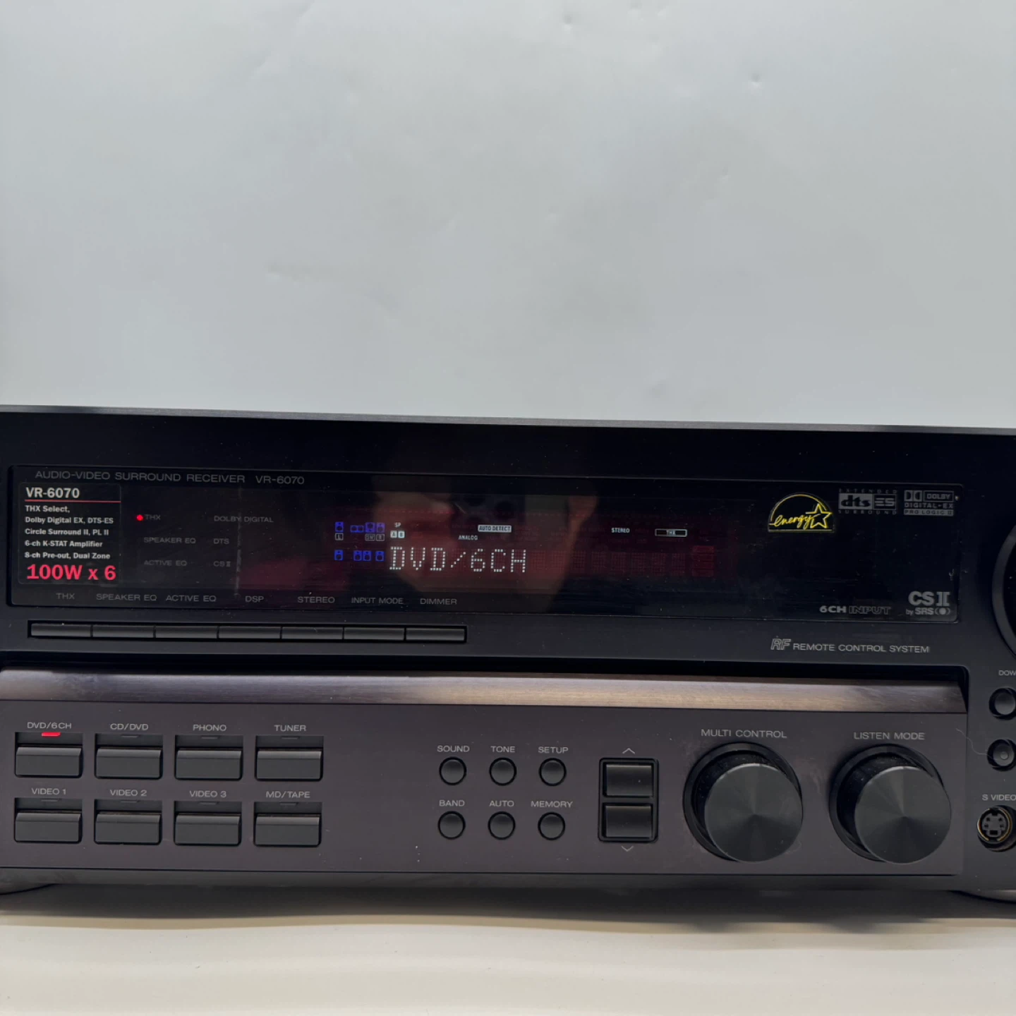 Kenwood VR-6070 audio/video surround receiver with  remote - photo 3