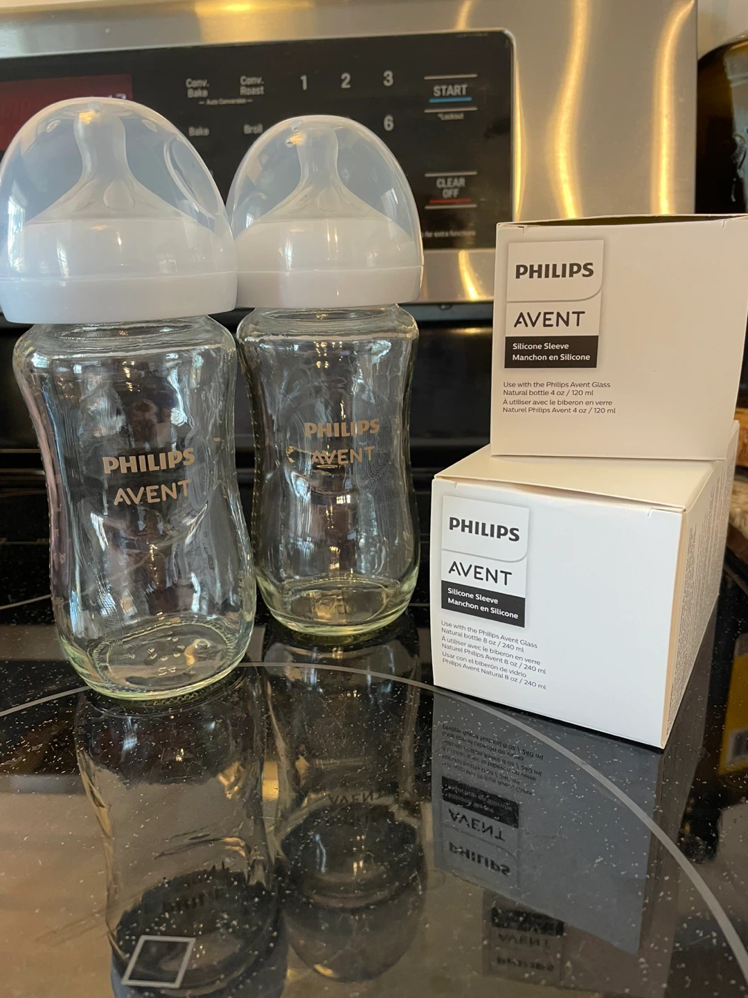 Philips Avent Natural Glass Baby Bottles