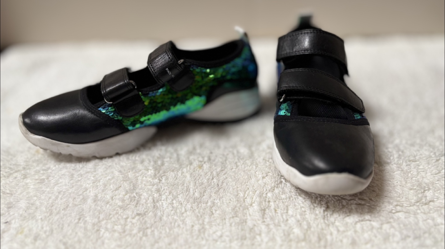 Geox Respira Black Sequin Mary Jane Shoes - photo 5