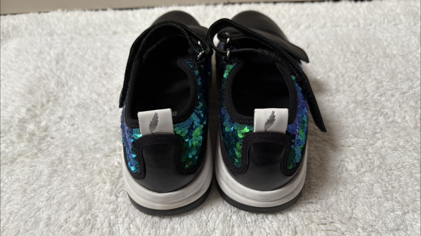 Geox Respira Black Sequin Mary Jane Shoes - photo 3