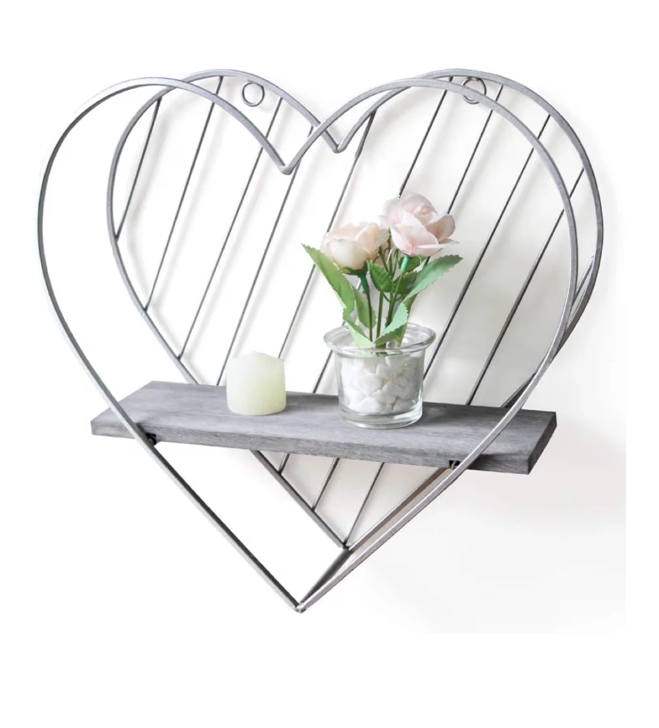 Heart Shaped Wall Shelf