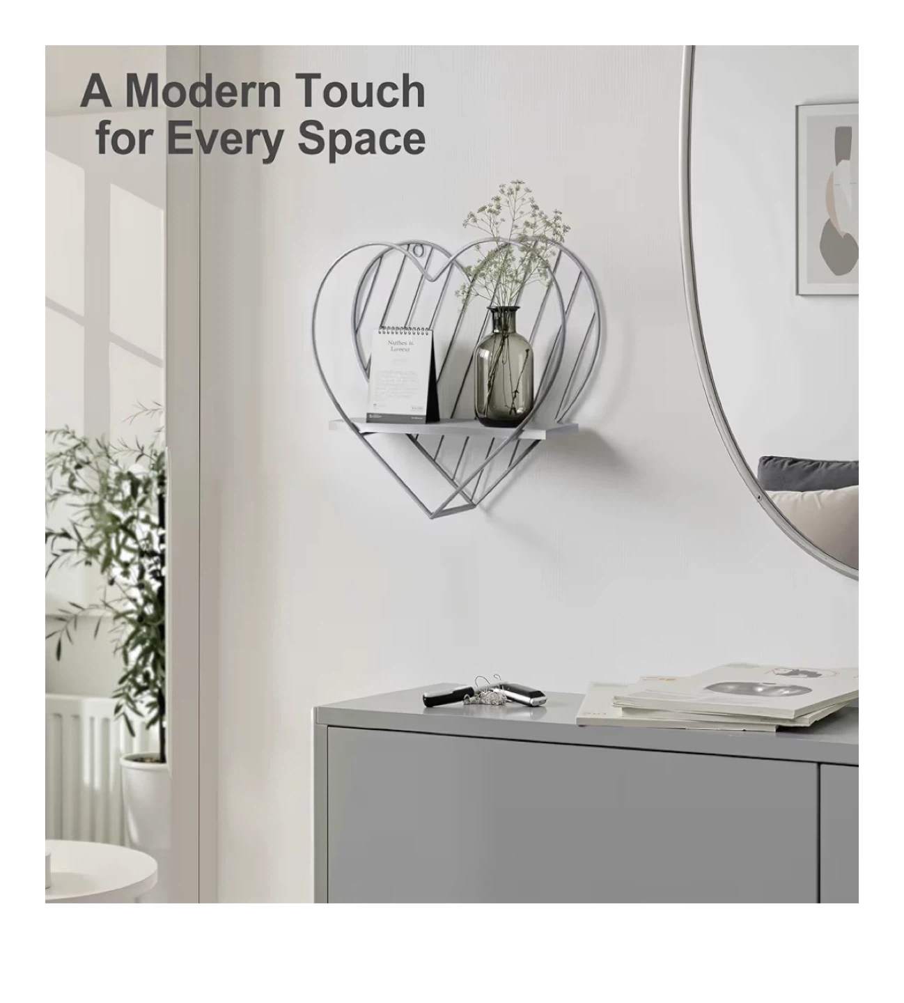 Heart Shaped Wall Shelf - photo 4