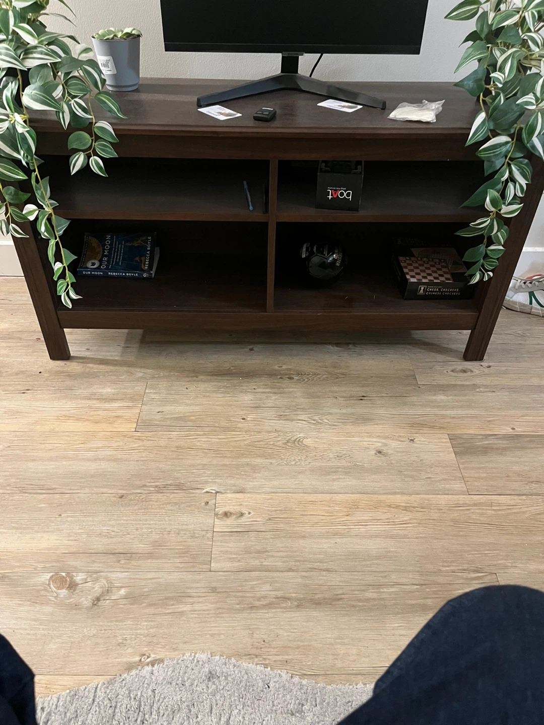 Dark Brown Media Console / TV Stand