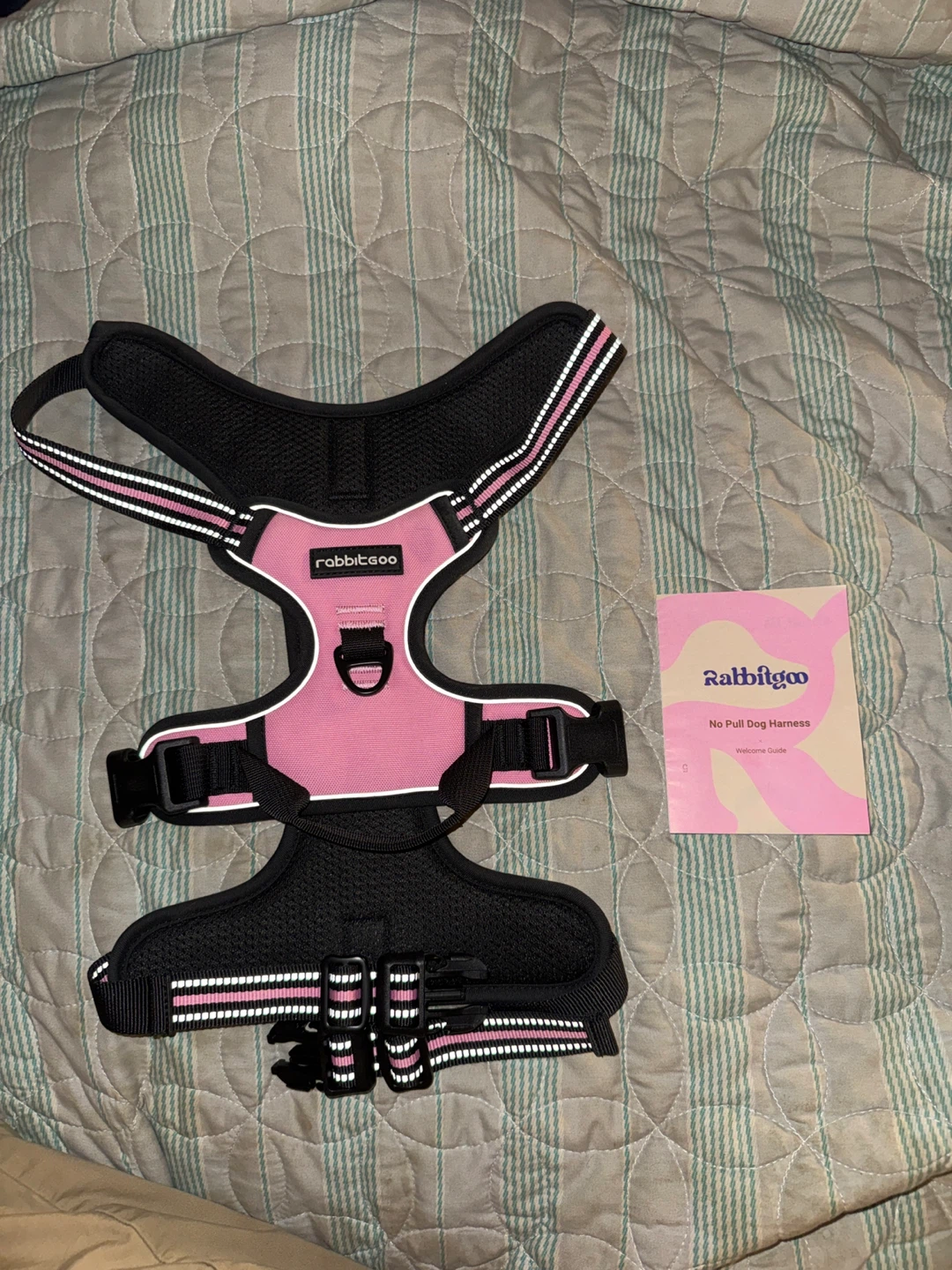 Rabbitgoo No Pull Dog Harness - Pink XL