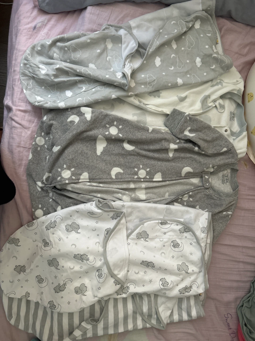 Carter's & Mama Cheetah Baby Sleep Sacks Bundle