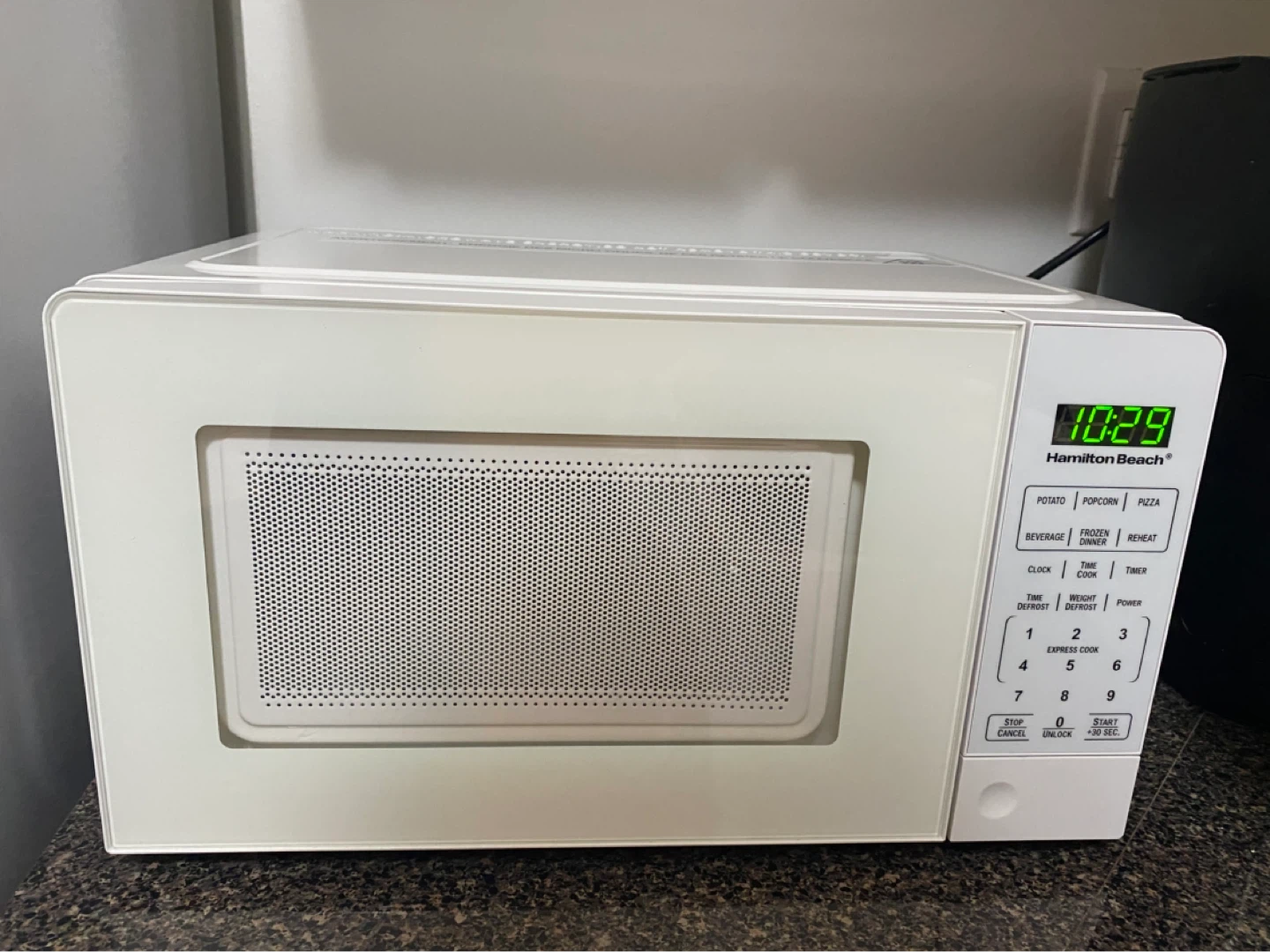 Hamilton Beach White Microwave