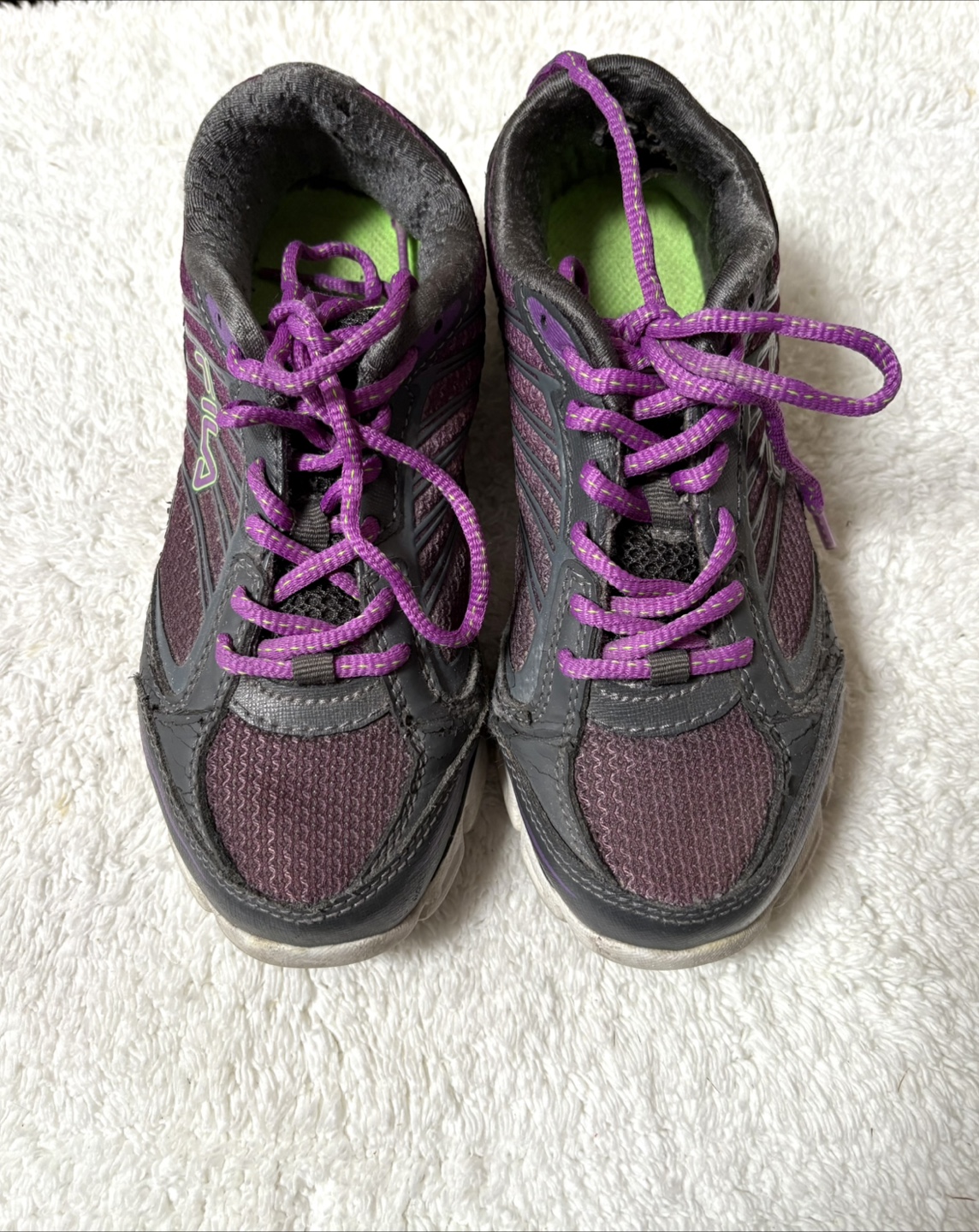Fila Running Shoes Purple/Grey Size 6 - photo 5