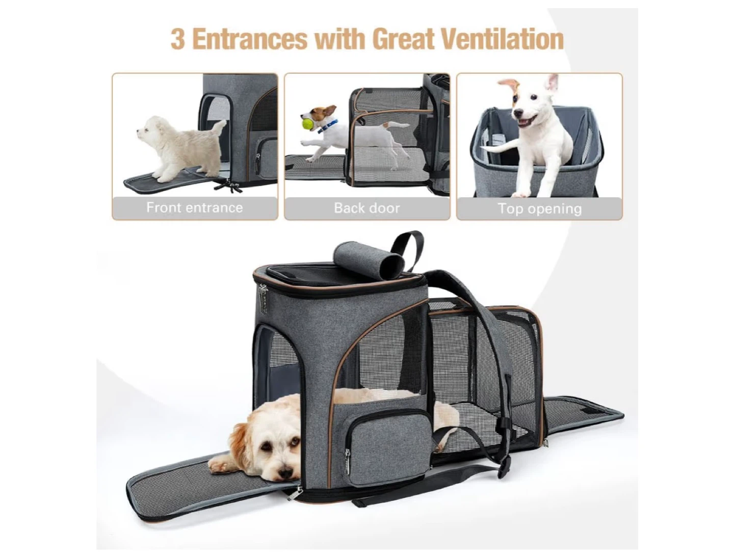 Expandable Pet Carrier Backpack - photo 3