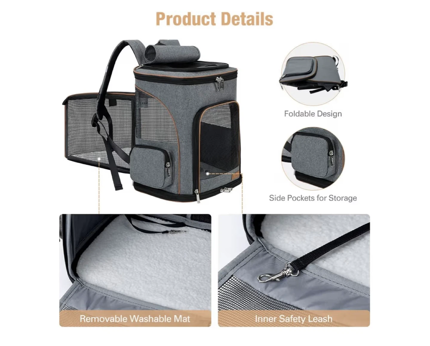 Expandable Pet Carrier Backpack - photo 4