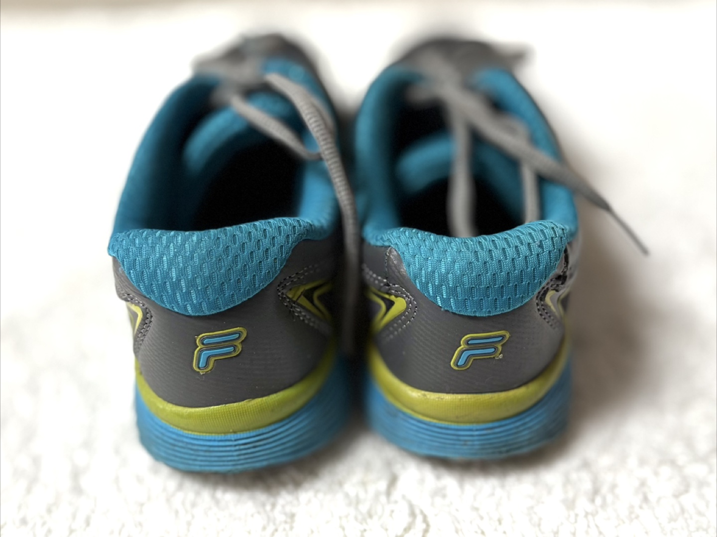 Fila Running Shoes - Gray/Blue/Lime - photo 5