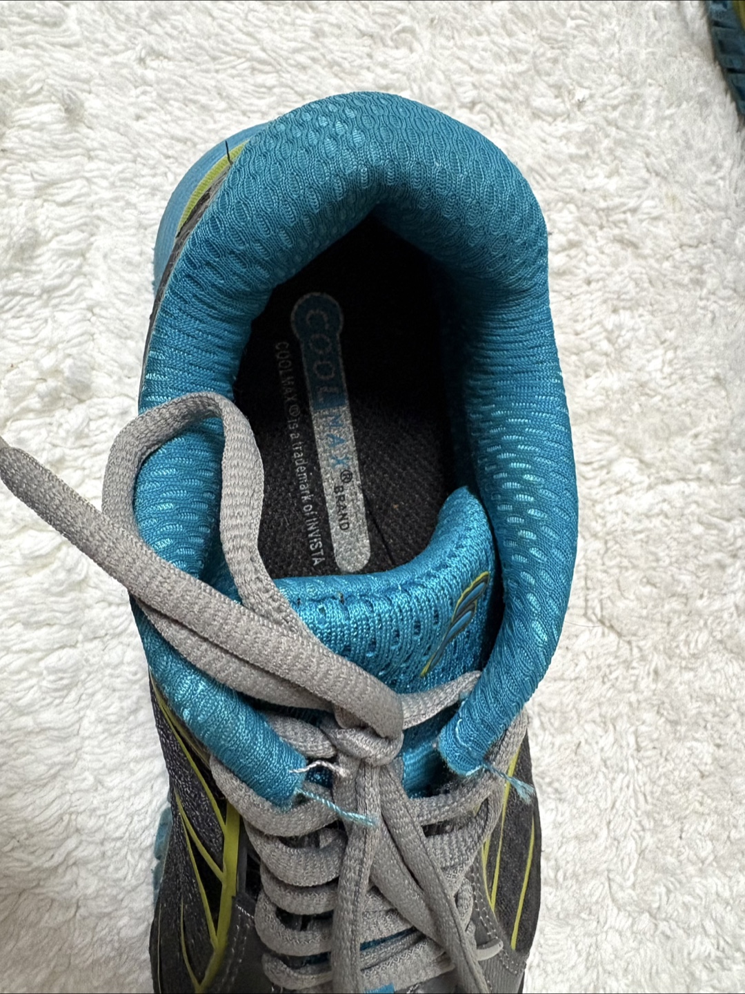 Fila Running Shoes - Gray/Blue/Lime - photo 4